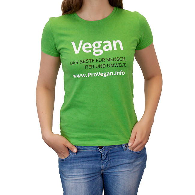 ProVegan T-Shirt Woman (grün)
